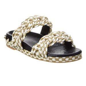 Valentino Rope and Stud Sandal